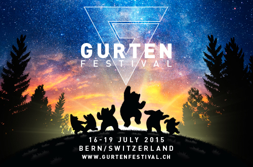Swiss artists at the Gurtenfestival, Bern 16 – 19 July 2015
