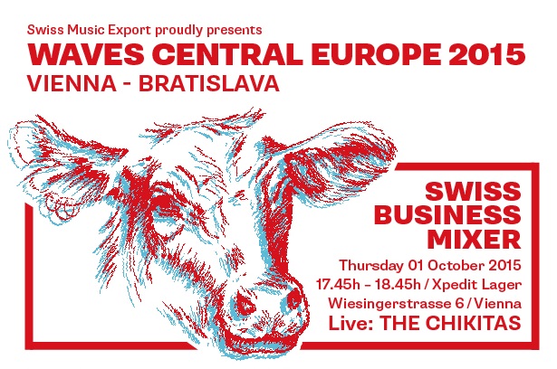 Swiss Music Export at the Waves Central Europe Festival in Vienna and Bratislava 30 September – 4 October 2015