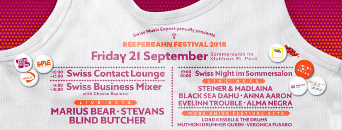 Reeperbahn Festival in Hamburg, 19 – 22 September 2018