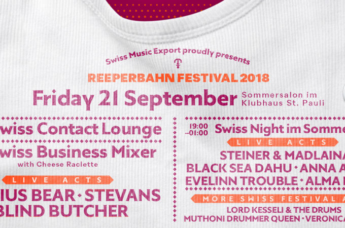 Reeperbahn Festival in Hamburg, 19 – 22 September 2018